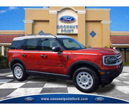 2023 Ford Bronco Sport Heritage is a Red 2023 Ford Bronco Car for Sale in Estero FL