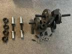 Loadable Dumbbells w/ Weights, Stand, and Clamps! - Opportunity!