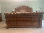 king size wood sleigh bed - Opportunity!