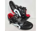 Peloton Black Red Cycling Shoes w/ Cleats Eu Size 41 Women's