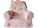 Soft Landing Premium Sweet Seats Owl Chair in Pink