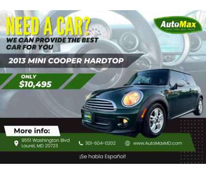 2013 MINI Hardtop for sale is a Green 2013 Mini Hardtop Car for Sale in Laurel MD