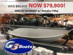 2022 Yamaha G3 AV1850SF Boat for Sale
