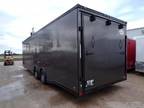 8.5 x 28 28ft Enclosed Cargo Racing Dragster Motorcycle Show Car Hauler Trailer