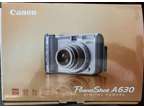 Canon PowerShot™ A630 8.0MP Digital Camera w/Box