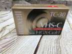 MAXWELL VHS-C HGX-Gold TC-30 BLANK Camcorder Video Tape NEW