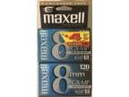 Lot of 4 NEW Maxell GX-MP 8mm 120 Tape ( P6-120 GX ) HIGH