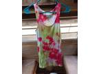 One of a kind tie-dyed tank top