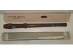 Concerto Wooden Recorder 13" Flute with Original Box Made in