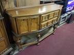 Large Ornate Sideboard Buffet Server - Opportunity!