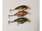 (3) Norman Little N Crankbait Fishing Lures Lot of 3