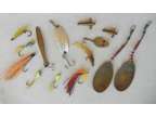 Lot Vintage Fishing Tackle Lures Spoons FREE SHIPPING