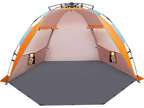 Beach Tent X-Large 4 Person Tent, Sun Shelter Portable Sun