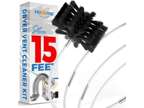 15 Feet Dryer Vent Cleaning Brush, Lint Remover