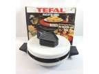 Vtg T-FAL Tefal White Raclette Swiss Style Cheese Grill in