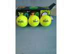 NIKE MOJO - Box of 3 YELLOW Golf Balls *OPEN BOX*