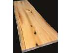 Natural Edge Wood Shelf 1" x 9" x 34" Pine
