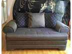 Love Seat Couch Living / Family Room With Pillows Seat Back