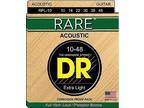 DR Strings Rare RPL-10 Phosphor Bronze Acoustic Guitar
