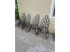 Horseshoe Outdoor Chairs set of 4! Equestrian patio chairs