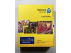 Rosetta Stone Italiano Italian Levels 1-5 PC CD Complete Set
