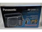 Panasonic RF-2400 AM/FM Portable Radio AC/DC Grey Working