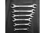 Craftsman SAE Double Open End Wrenchs~ 6-Piece Lot~V