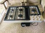 Kitchen Aid 36” Stainless 5 Burner Downdraft Gas Cooktop