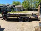 16 ft x8 ft utility trailer. I don’t want to sell it. Anywhoo….Red B B