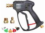 High Pressure Power Washer Short Gun Kit,includeing 5 Spray