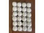 2 Dozen (24) Lacrosse Balls - White - Brand New