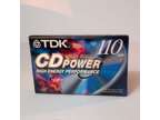 Single TDK CD Power 110 Minutes Cassette Tape High Bias