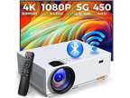 Mini Projector with 5G WiFi and Bluetooth ALVAR 15000L 450
