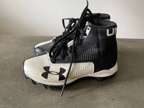 Under Armour Youth Football Cleats 1289782 12K Black White