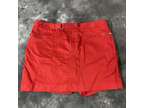 Ralph Lauren Golf Womens Red Skort Size 14