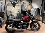 2023 Triumph Speed Twin 900 Chrome Edition Red Hopper Motorcycle for Sale