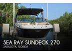 2016 Sea Ray Sundeck 270 Boat for Sale