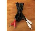 6ft 2- Male to 2- Male Red/White Extension Cable