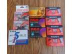 Mixed Lot 17 Blank Cassette Tapes New Sealed Maxell Sony