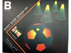 THE BLACK SERIES Night Glow Soccer Set, LED Light-Up Ball