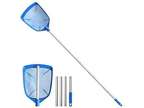 Swimming Pool Leaf Skimmer Net, with 5 Sections Telescopic