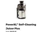 Power XL Self-Cleaning Juicer Model SHL96