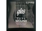 GHS 3060 Black Nylon Tapewound Electric Bass Guitar Strings;
