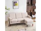 Sectional Sofa Set L-Shaped Couch Living Room Convertible