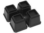 Bed Risers 4 Inch Heavy Duty 4 Pack Bed Furniture Elevators