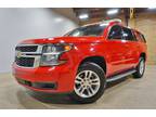 2015 Chevrolet Tahoe 4WD SSV Police Red Lightbar and LED Lights, Console, Siren