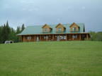 Log home on Sturgeon Lake