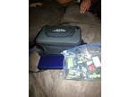 Reduced...Blue Ds Lite W/Black Carrying Case N 13 Gameboy Advance Games