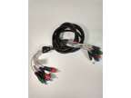 Steren 5 Audio Video Cable Rca Red Green Blue White Black