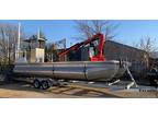 2022 Aluminum Crane Barge w/Trailer Boat for Sale